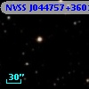 NVSS J044757+360141