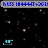 NVSS J044447+361828