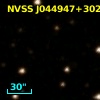 NVSS J044947+302602