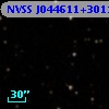 NVSS J044611+301116