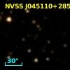 NVSS J045110+285758