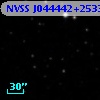 NVSS J044442+253312