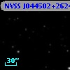NVSS J044502+262438