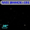 NVSS J044426+191116