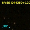 NVSS J044350+120007