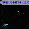 NVSS J044524+114346