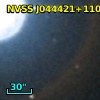 NVSS J044421+110755