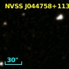 NVSS J044758+113132