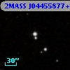 2MASS J04455877+1211361