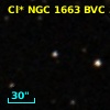 Cl* NGC 1663    BVC      30