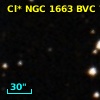 Cl* NGC 1663    BVC      70