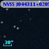 NVSS J044311+020538