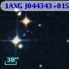 1AXG J044343+0155
