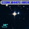 CCDM J04475-0058AB