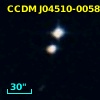 CCDM J04510-0058B