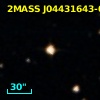 2MASS J04431643-0206252
