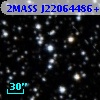 2MASS J22064486+5235217