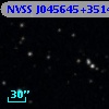 NVSS J045645+351404