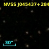 NVSS J045437+284322