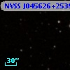 NVSS J045626+253816