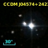 CCDM J04574+2423B