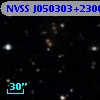 NVSS J050303+230006