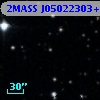 2MASS J05022303+2349206
