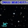 2MASS J05024377+2350035