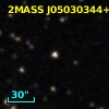 2MASS J05030344+2339563