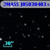 2MASS J05030403+2349308