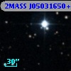 2MASS J05031650+2338558