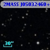 2MASS J05032460+2336235