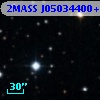 2MASS J05034400+2336226