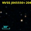 NVSS J045550+204717