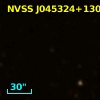 NVSS J045324+130727