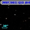 [MWF2003] QSO J0456+0400 abs 1.1534