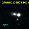 2MASX J04571847+0041196