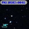 PKS J0502+0041