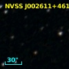 NVSS J002611+461915