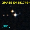 2MASS J04581749-0513020