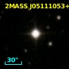 2MASS J05111053+2813504
