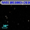 NVSS J051003+261626