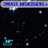 2MASS J05035695+2343495