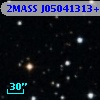 2MASS J05041313+2343325