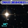 2MASS J05043015+2339035