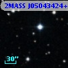 2MASS J05043424+2335407