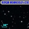 87GB 050833.7+233521