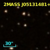 2MASS J05131481+1634356