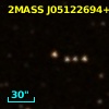 2MASS J05122694+1624074