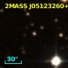 2MASS J05123260+1613387